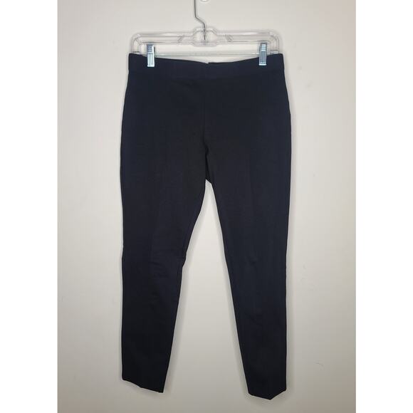 J Crew Pixie black leggings with exposed zipper - 8S 8 short - Picture 1 of 7